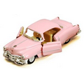 5" 1/43 scale Die Cast Pink Cadillac